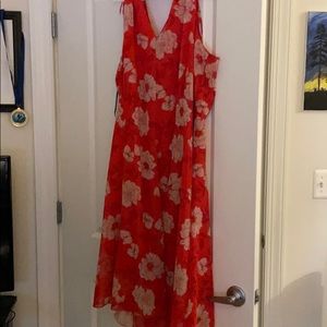 Vince Camuto size 18 sun dress with tie sleeves